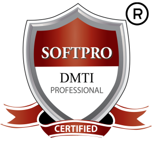 registered trademark logo of DMTI Softpro